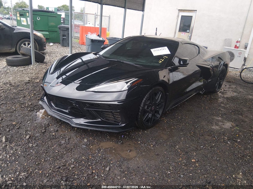 Vin: 1g1yb2d48n5115907, lot: 46062542, chevrolet corvette stingray rwd  2lt 20222