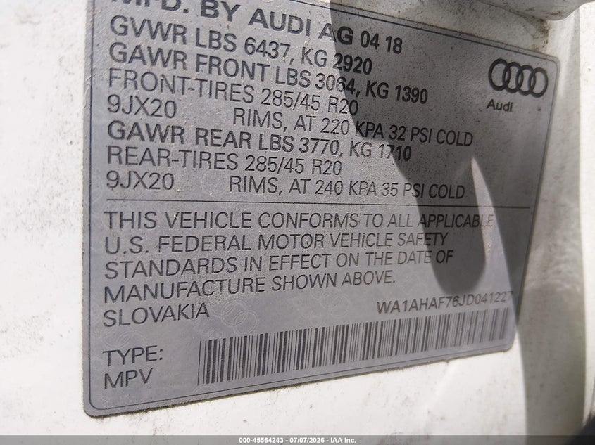 AUDI Q7 - zdjęcie 9