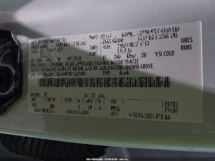 2017 FORD F-150 XL/XLT — Photo 9