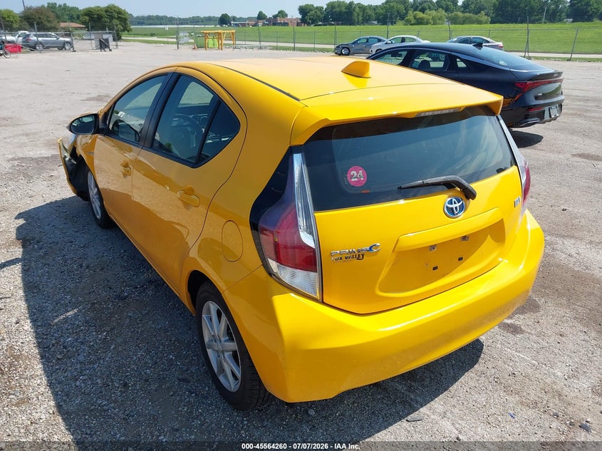 TOYOTA PRIUS C 2015 VIN JTDKDTB36F1087444