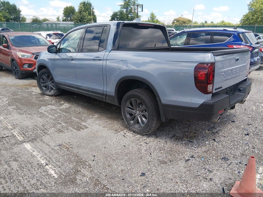 Vin: 5fpyk3f14tb004189, lot: 46062639, honda ridgeline sport 20263