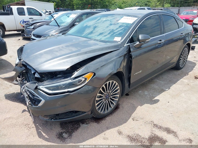 2017 Ford Fusion, Удар спереди, IAAI, VIN 3FA6P0RU0HR301784 — фото 2