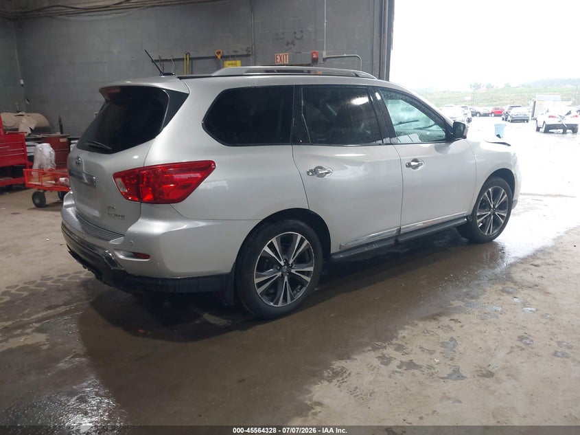 Vin: 5n1dr2mm9hc614227, lot: 46062657, nissan pathfinder platinum 20174