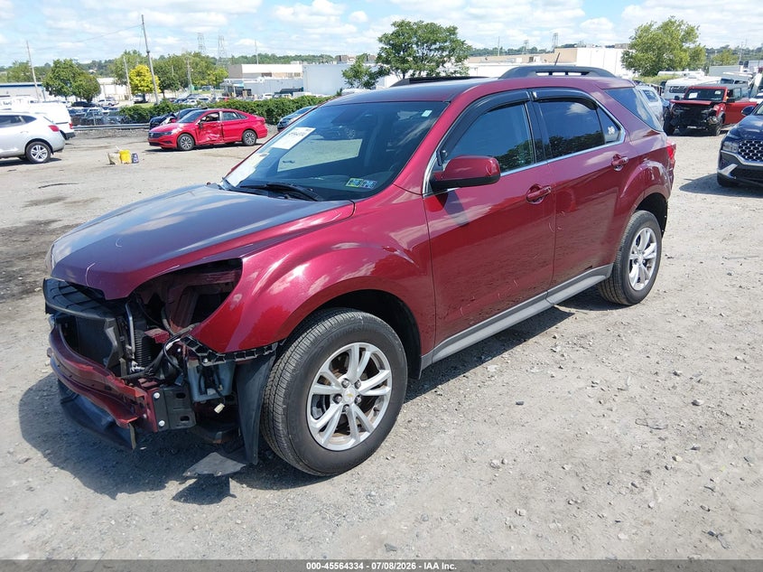2016 Chevrolet Equinox, Front & Rear, IAAI, VIN 2GNFLFEK4G6282716 — photo 2