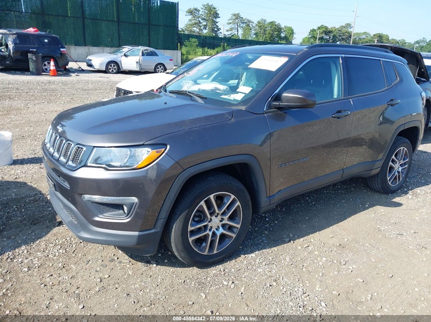 2018 Jeep Compass, Front End, IAAI, VIN 3C4NJDBB1JT255690 — photo 2
