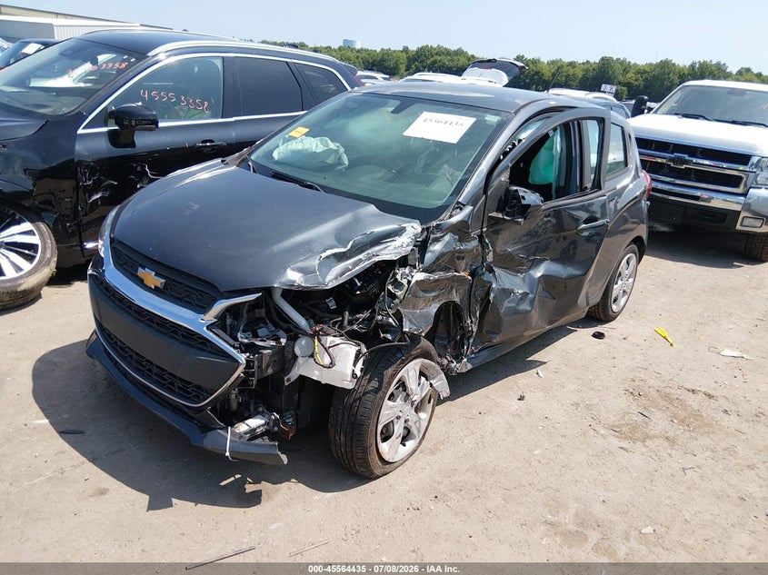 2019 Chevrolet Spark, Front End, IAAI, VIN KL8CB6SA7KC804709 — photo 2