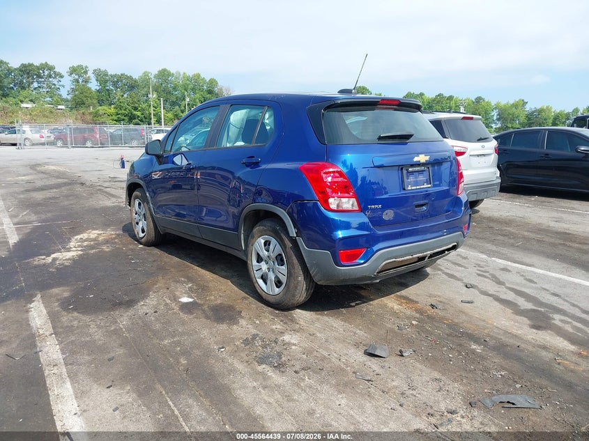 Vin: 3gncjksb1hl198825, lot: 46062768, chevrolet trax ls 20173
