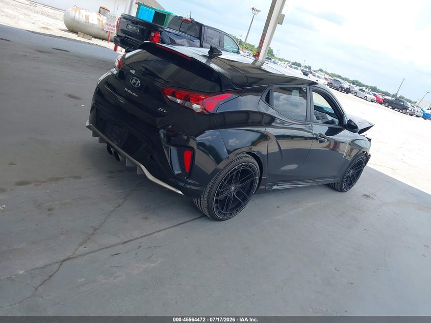 Vin: kmhth6ab4lu023959, lot: 46062801, hyundai veloster turbo 20204