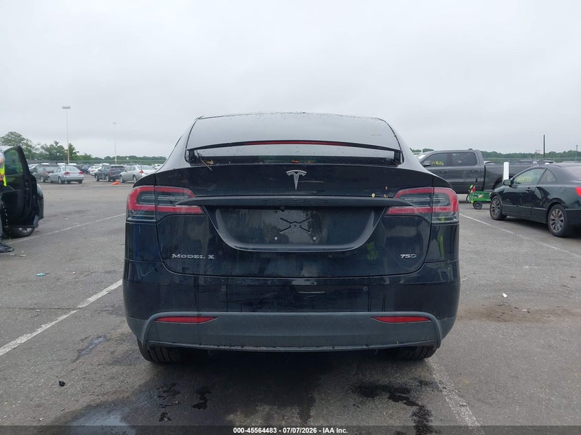 2016 Tesla Model X 60D/70D/75D/90D/P100D VIN: 5YJXCBE2XGF016536 Lot: 45564483
