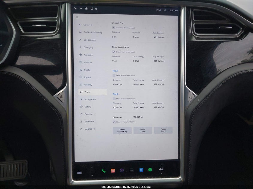 2016 Tesla Model X 60D/70D/75D/90D/P100D VIN: 5YJXCBE2XGF016536 Lot: 45564483