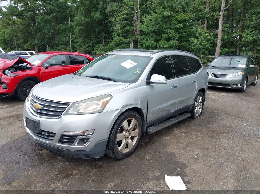 2015 Chevrolet Traverse, Left Side, IAAI, VIN 1GNKVJKD5FJ155475 — photo 2