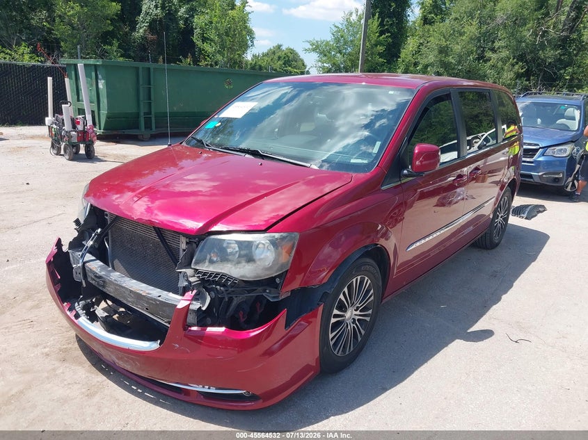 Vin: 2c4rc1hg0er304254, lot: 46062861, chrysler town & country s 20142