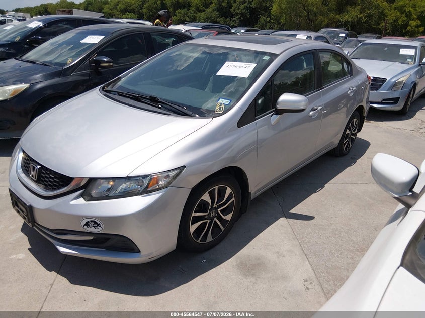 2015 Honda Civic, Обычный износ, IAAI, VIN 19XFB2F81FE049902 — фото 2