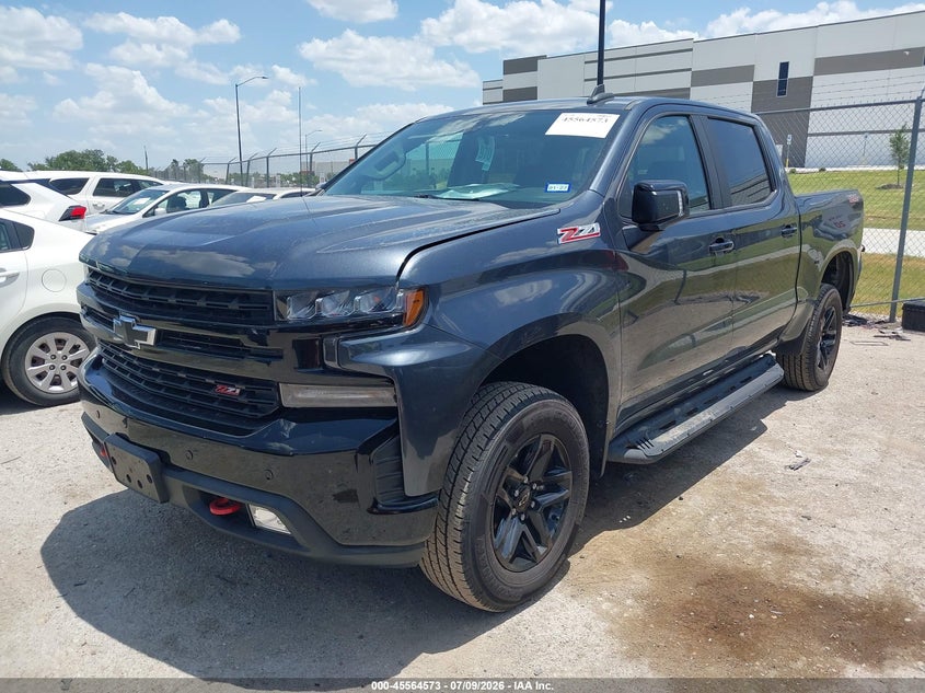 2020 Chevrolet Silverado, Rear, IAAI, VIN 1GCPYFED5LZ292377 — photo 2