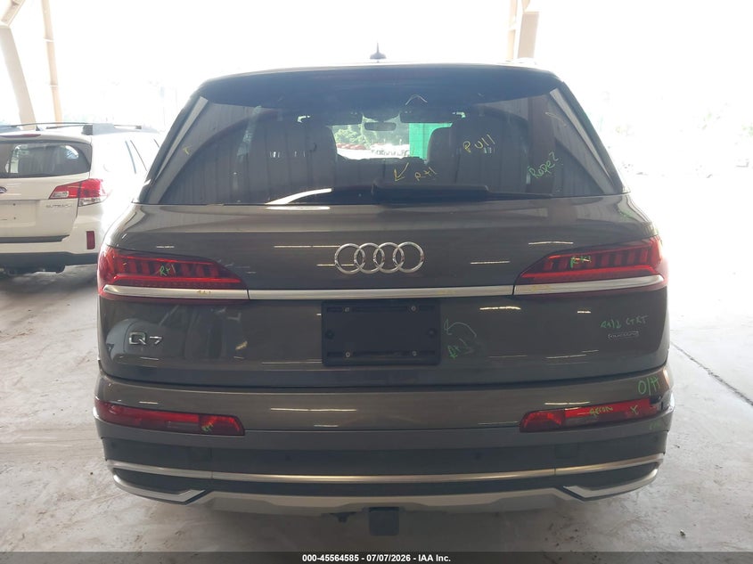 2021 Audi Q7 Premium Plus 45 Tfsi Quattro Tiptronic VIN: WA1LJAF7XMD035576 Lot: 45564585