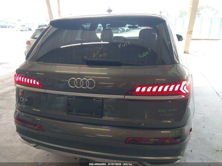 2021 Audi Q7 Premium Plus 45 Tfsi Quattro Tiptronic VIN: WA1LJAF7XMD035576 Lot: 45564585