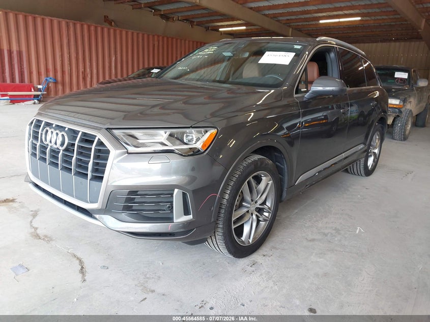 Vin: wa1ljaf7xmd035576, lot: 46062914, audi q7 premium plus 45 tfsi quattro tiptronic 20212