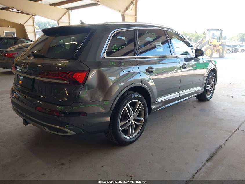 Vin: wa1ljaf7xmd035576, lot: 46062914, audi q7 premium plus 45 tfsi quattro tiptronic 20214