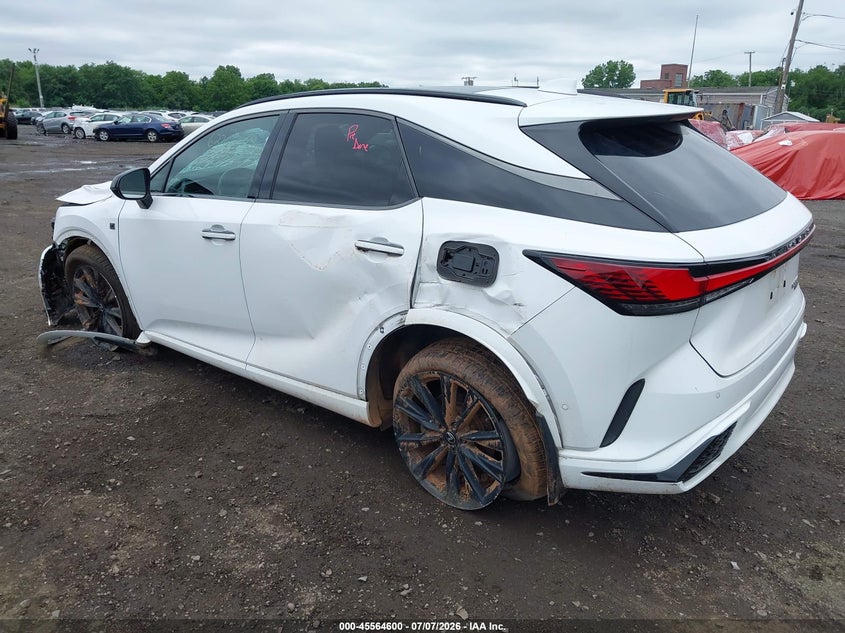 Vin: 2t2bcmea2pc008864, lot: 46062929, lexus rx 500h f sport performance 20233