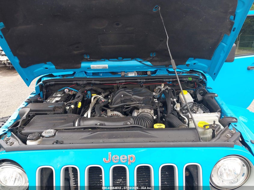 2017 Jeep Wrangler Unlimited Sahara VIN: 1C4BJWEG7HL724003 Lot: 45564610