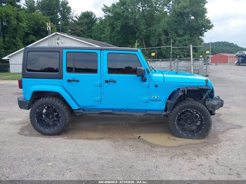 2017 Jeep Wrangler Unlimited Sahara VIN: 1C4BJWEG7HL724003 Lot: 45564610