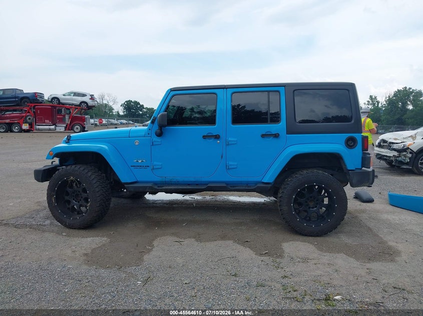 2017 Jeep Wrangler Unlimited Sahara VIN: 1C4BJWEG7HL724003 Lot: 45564610