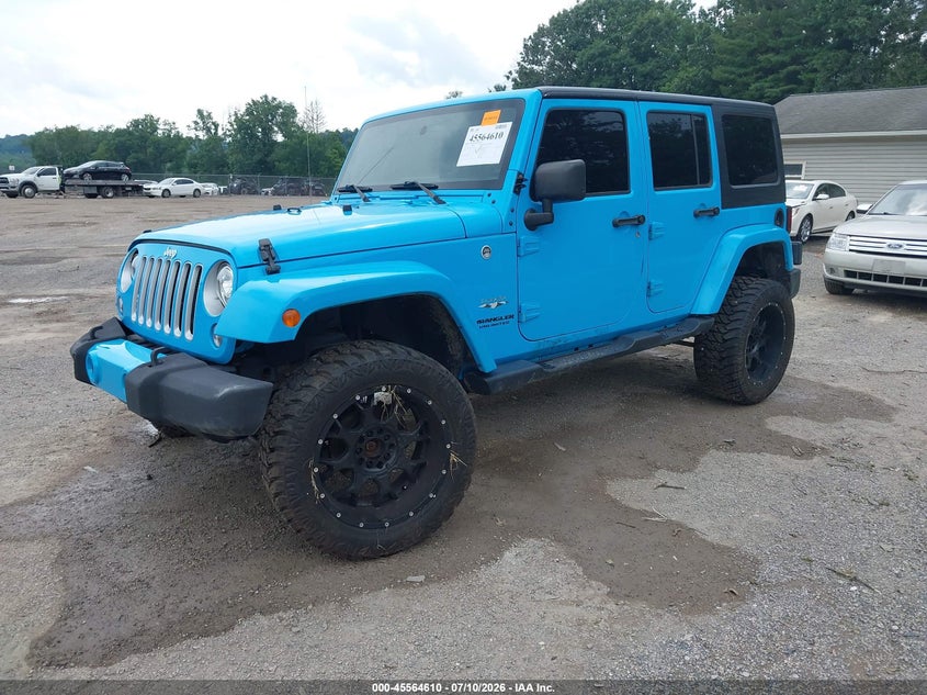2017 Jeep Wrangler, Right Side, IAAI, VIN 1C4BJWEG7HL724003 — photo 2
