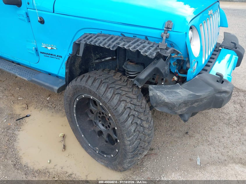 2017 Jeep Wrangler Unlimited Sahara VIN: 1C4BJWEG7HL724003 Lot: 45564610