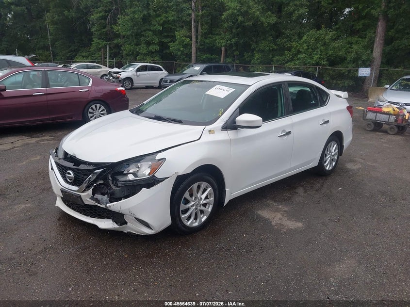 2017 Nissan Sentra, Удар спереду, IAAI, VIN 3N1AB7AP4HY313818 — фото 2