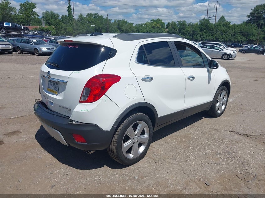 Vin: kl4cjgsb3gb648331, lot: 46062995, buick encore leather 20164