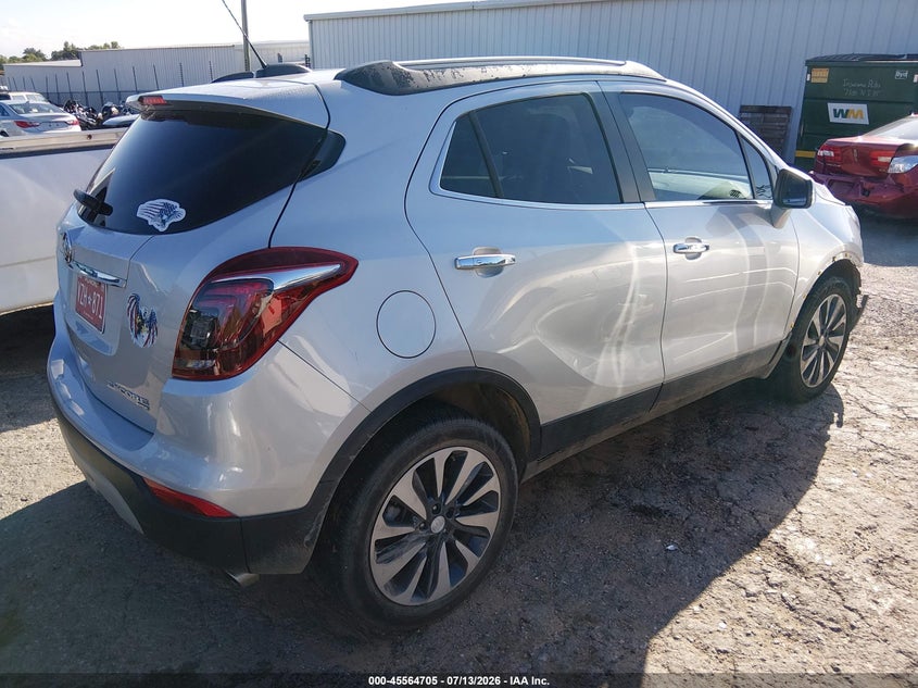 Vin: kl4cjesmxnb548830, lot: 46063035, buick encore awd preferred 20224