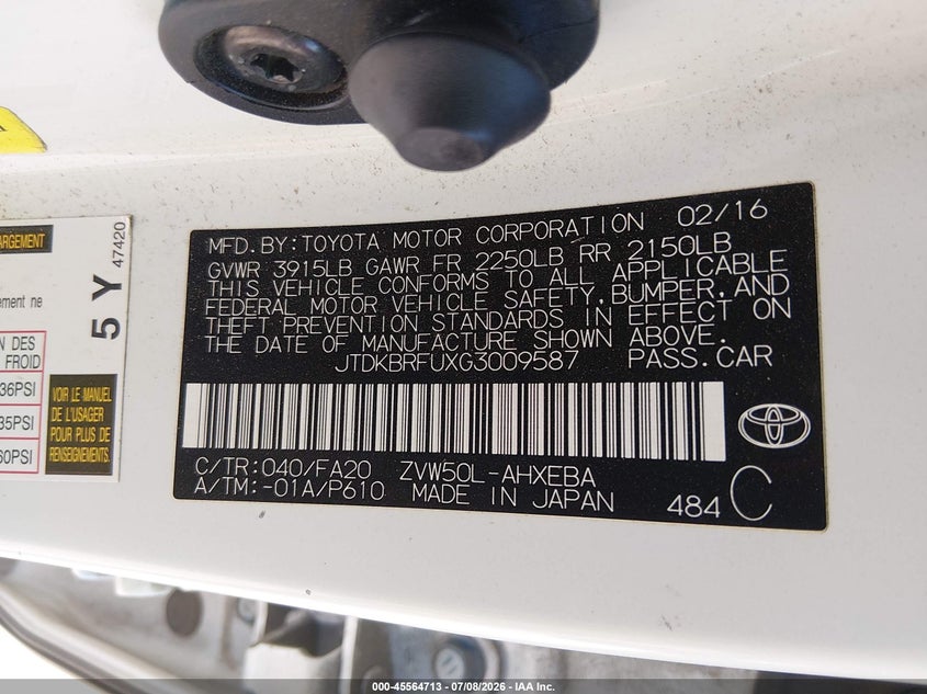 TOYOTA PRIUS - zdjęcie 9