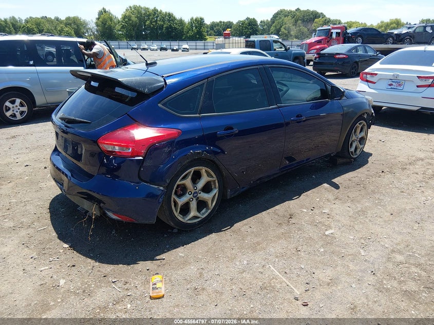 Vin: 1fadp3l97hl224357, lot: 46063126, ford focus st 20174