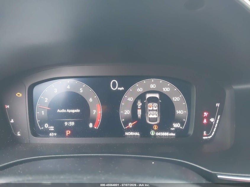 2025 Acura Integra A-Spec VIN: 19UDE4H3XSA008047 Lot: 45564801