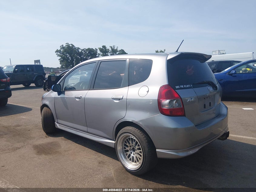 2007 Honda Fit Sport VIN: JHMGD37617S017465 Lot: 45564822