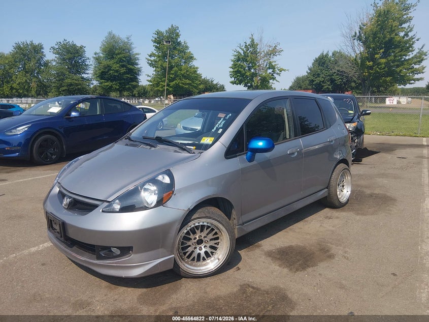 2007 Honda Fit Sport VIN: JHMGD37617S017465 Lot: 45564822