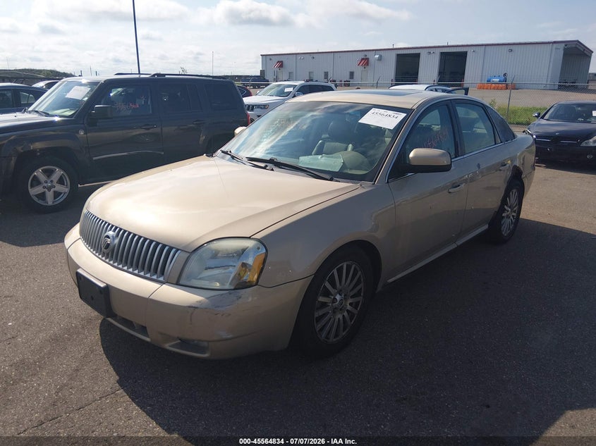2007 MERCURY MONTEGO auction photo 2