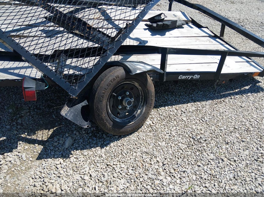 2024 CARRY ON 1 AXLE TRAILER auction photo 7