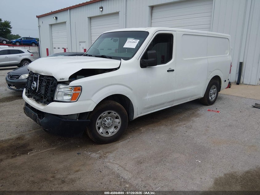 Vin: 1n6bf0kmxjn804833, lot: 46063214, nissan nv cargo nv1500 sv v6 20182
