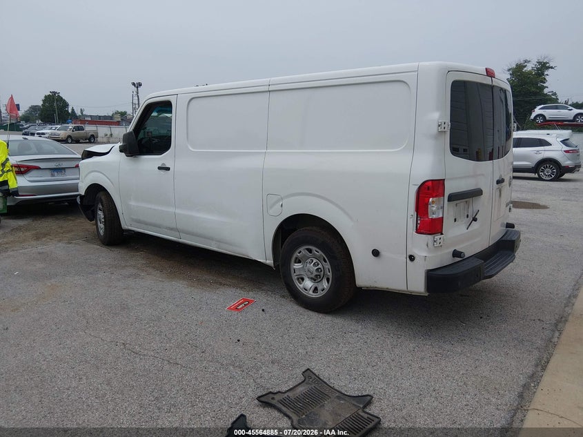 Vin: 1n6bf0kmxjn804833, lot: 46063214, nissan nv cargo nv1500 sv v6 20183