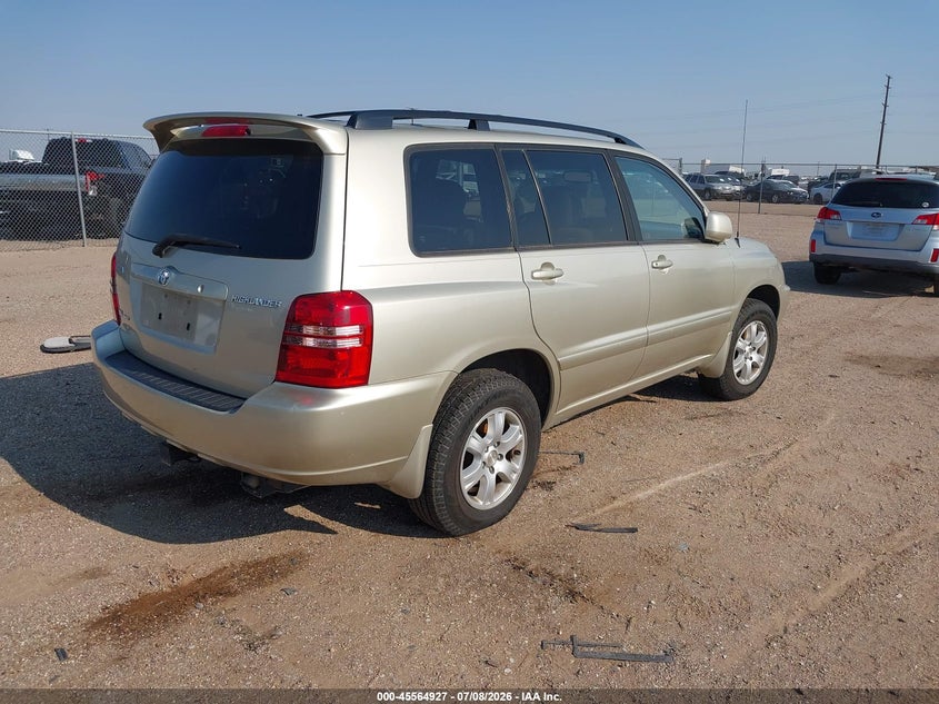 2001 TOYOTA HIGHLANDER auction photo 4