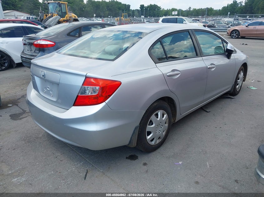 2012 HONDA CIVIC auction photo 4