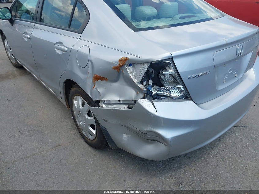 2012 HONDA CIVIC auction photo 6