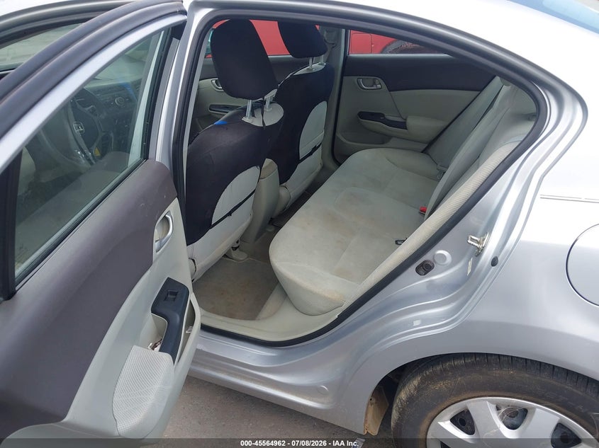 2012 HONDA CIVIC auction photo 8