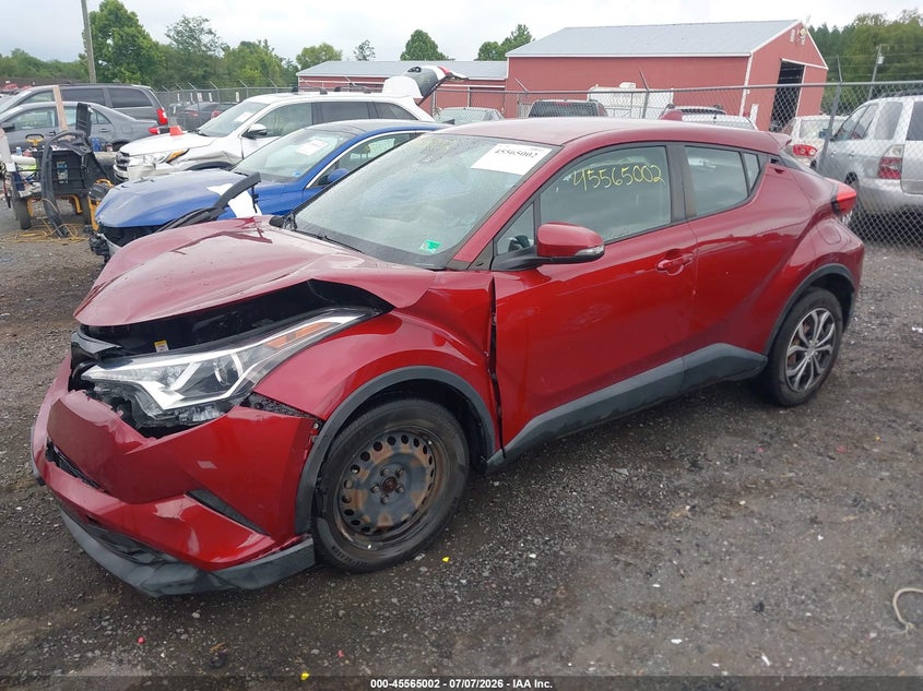 2019 TOYOTA C-HR SPORT UTILITY VEHICLE 2.0L I-4 DOHC, VVT, 144HP
