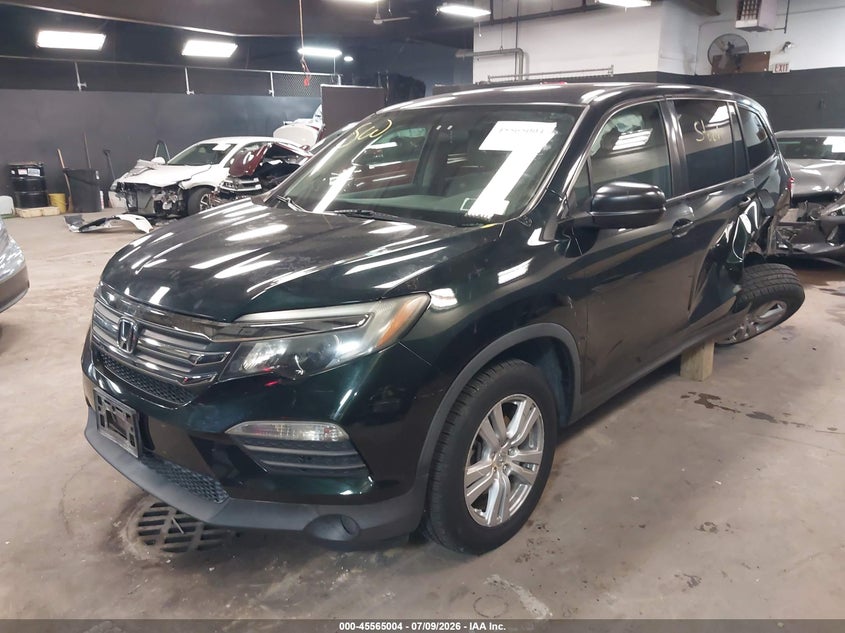 Vin: 5fnyf6h19gb021037, lot: 46063333, honda pilot lx 20162