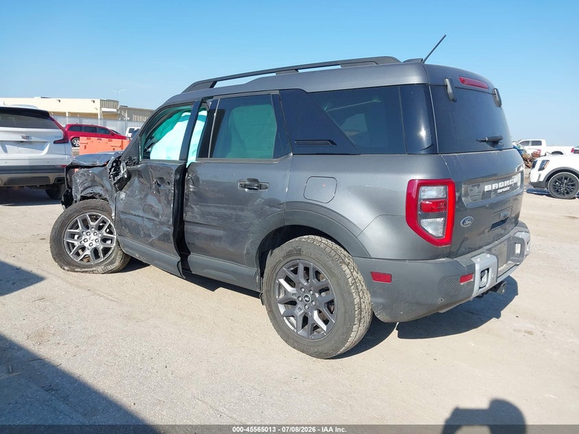 Vin: 3fmcr9bn7sre87812, lot: 46063342, ford bronco sport big bend 20253