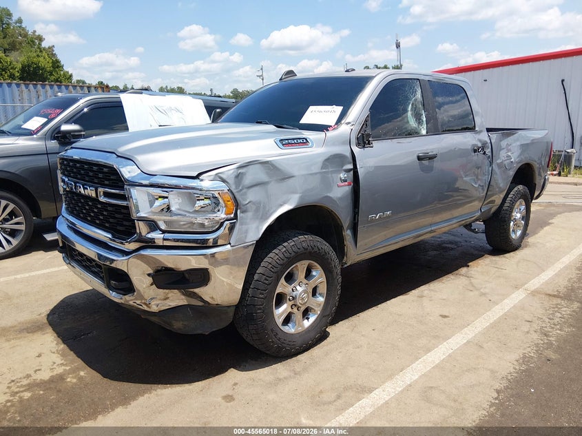 Vin: 3c6ur5dlxrg233215, lot: 46063347, ram 2500 big horn  4x4 6'4 box 20242