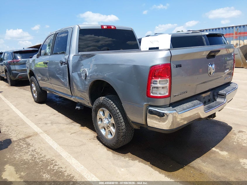 Vin: 3c6ur5dlxrg233215, lot: 46063347, ram 2500 big horn  4x4 6'4 box 20243