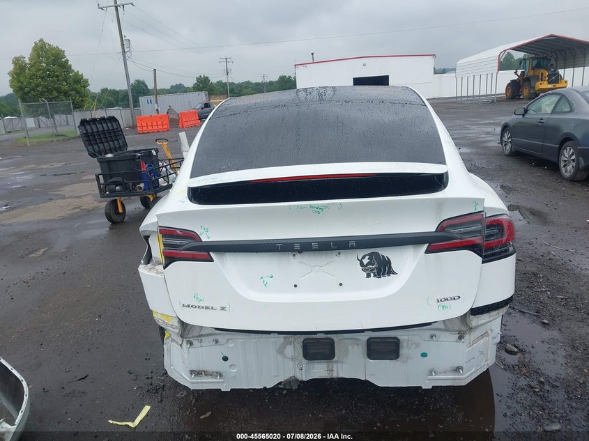 2017 Tesla Model X 100D/75D/90D VIN: 5YJXCDE25HF076494 Lot: 45565020
